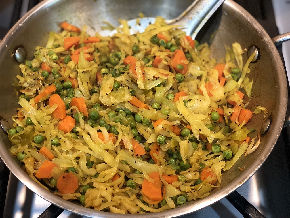 Easy Weeknight Meal Indian Cabbage Stir Fry Eat Smart Move More Prevent Diabetes