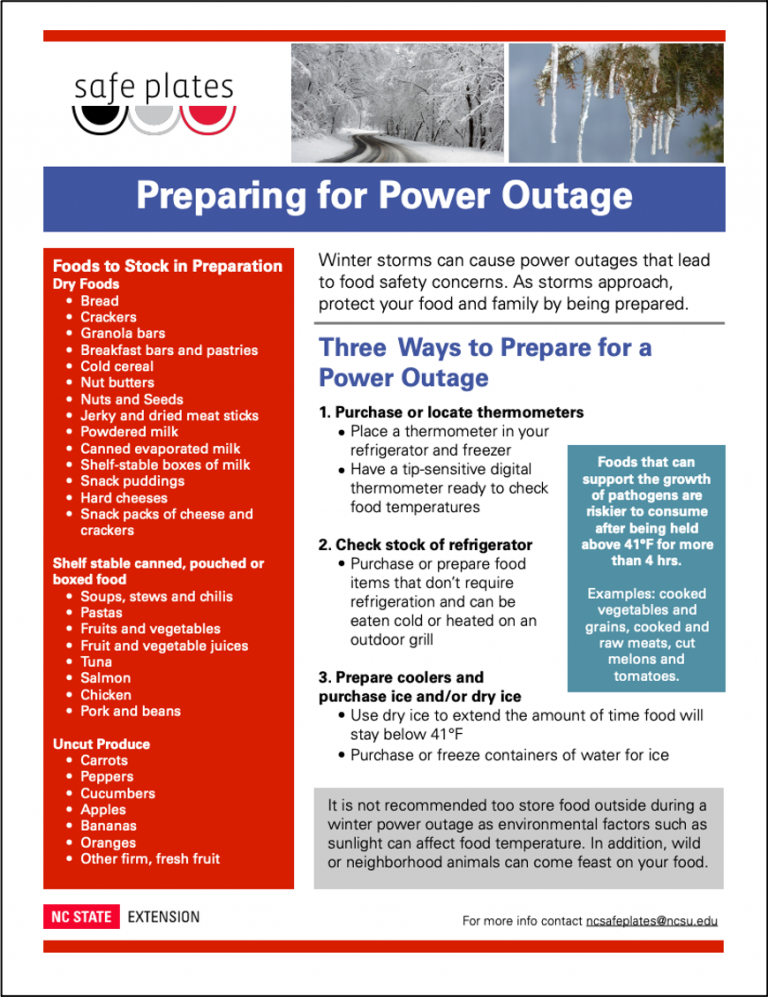 Food Safety During A Power Outage – Eat Smart, Move More, Prevent Diabetes