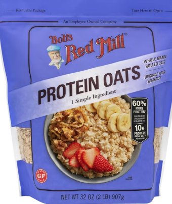 Bag of Bob's Red Mill Protein Oats.